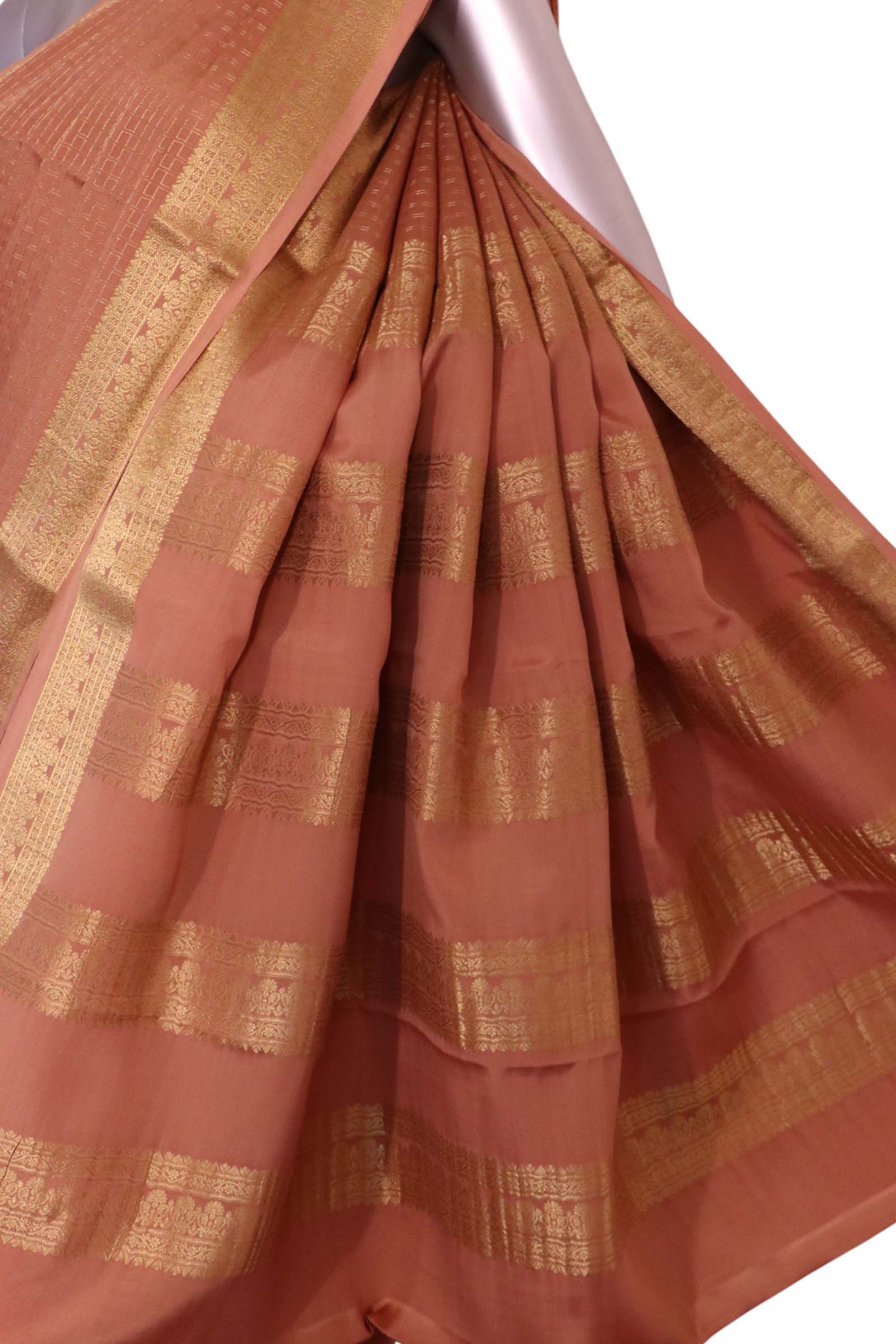 Pure Mysore Crepe Silk Saree AL212791